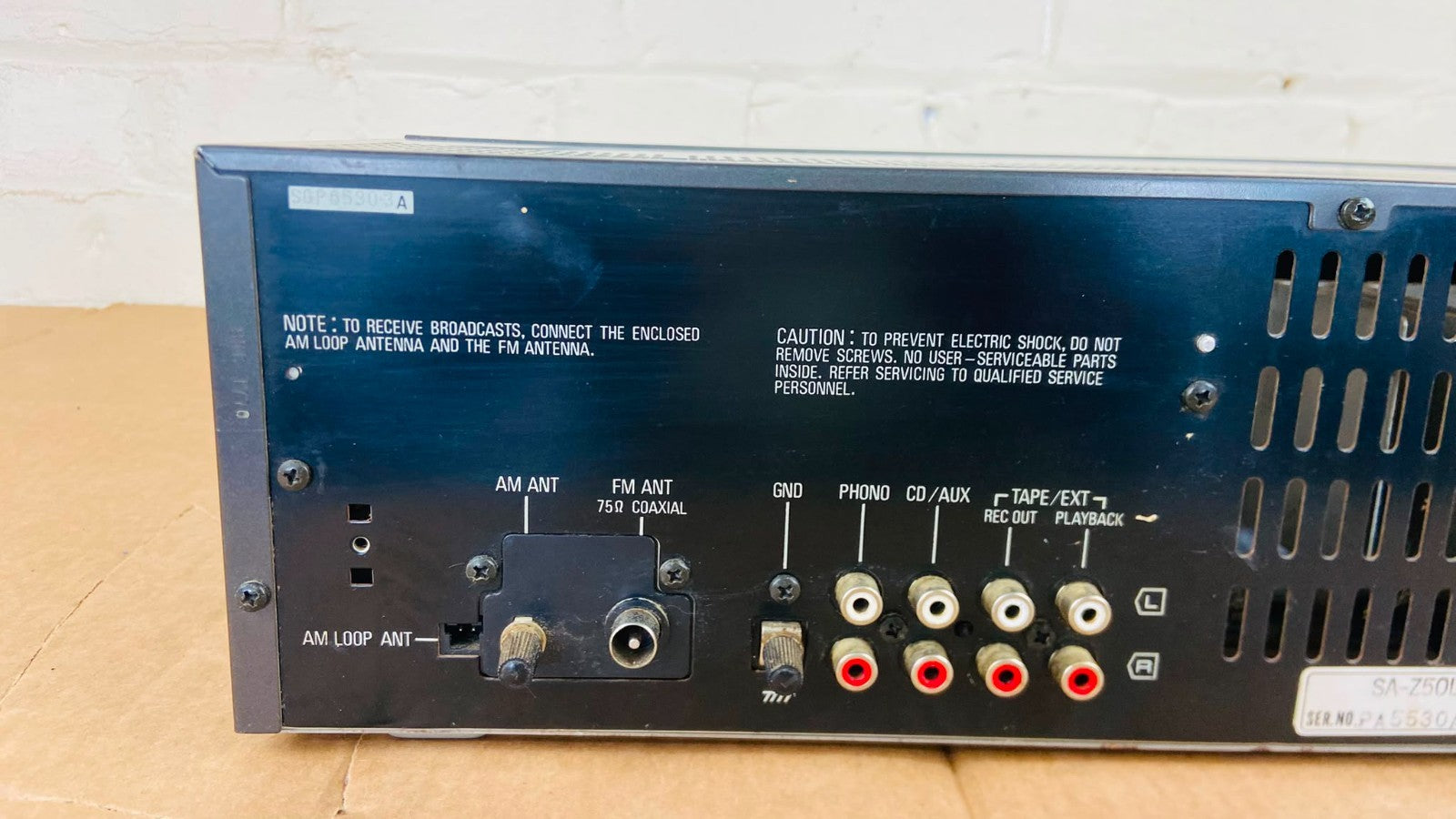 TECHNICS SA Z50L FM / MW / LW STEREO RECEIVER