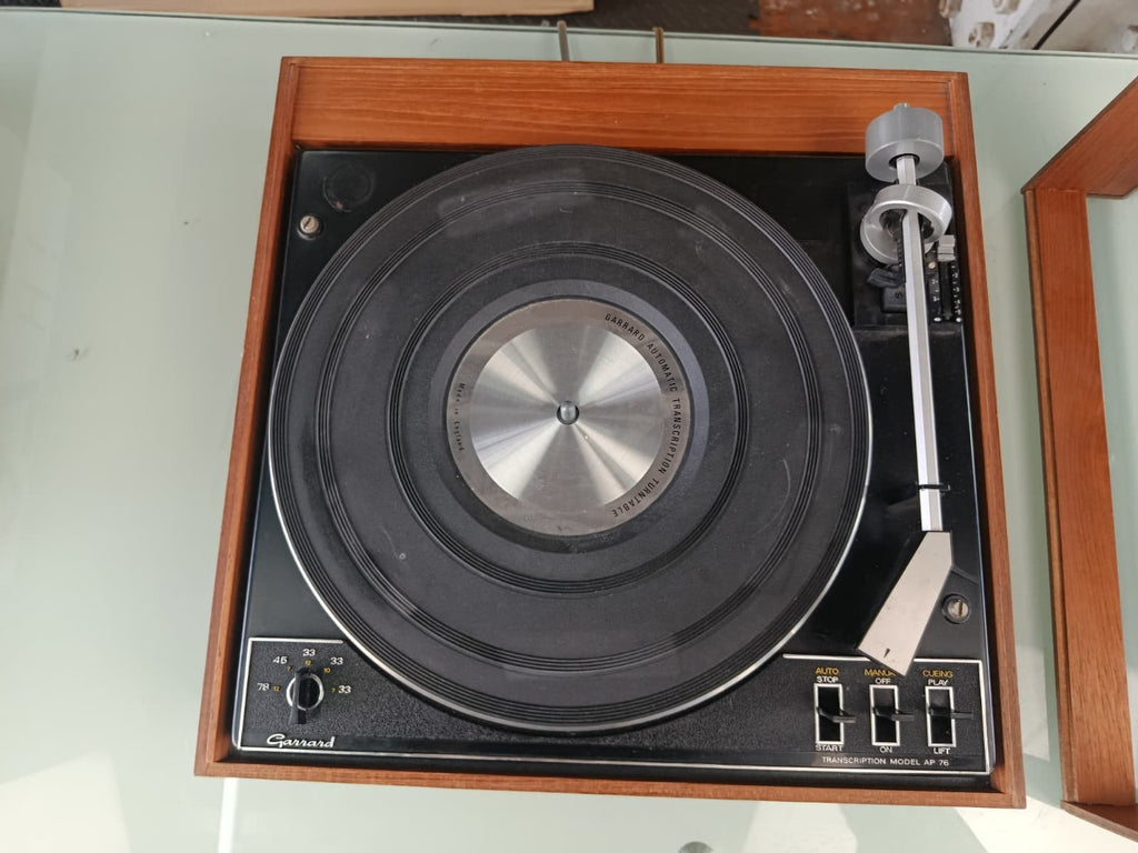 GARRARD AP 76 IN BUSH AREANA PLINTH TURNTABLE