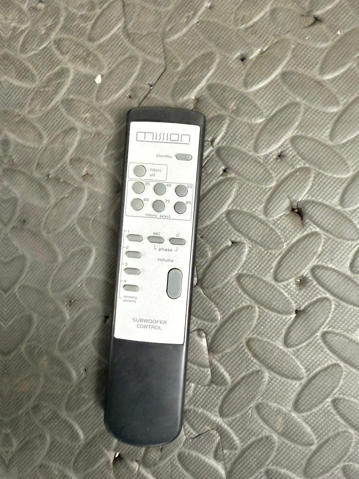 MISSION E5AS ACTIVE SUBWOOFER WITH REMOTE