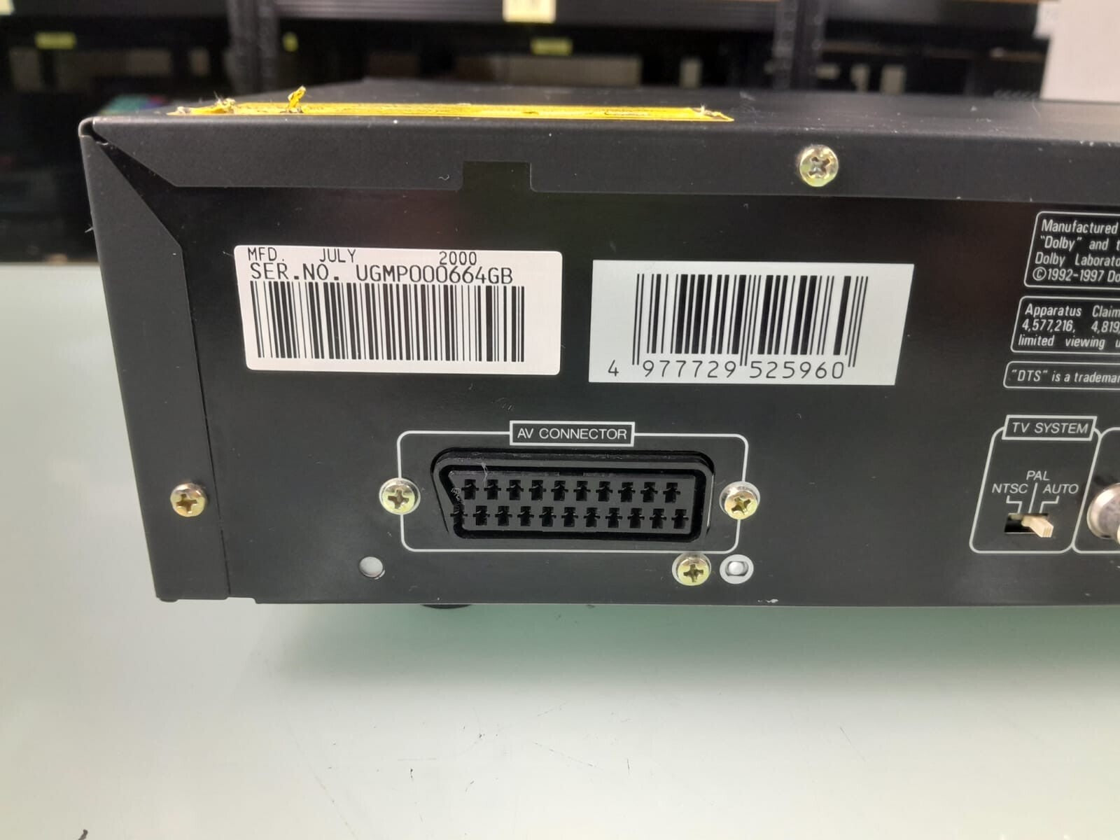 PIONEER DV 535 DVD PLAYER