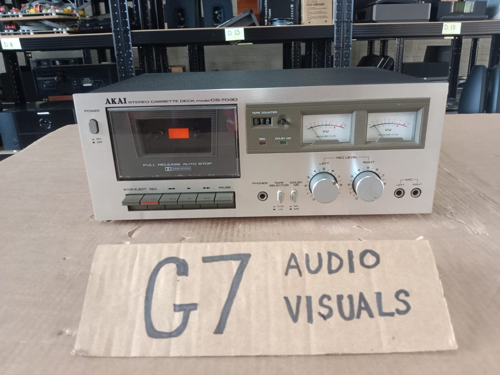 Akai CS-703D Stereo Cassette Deck