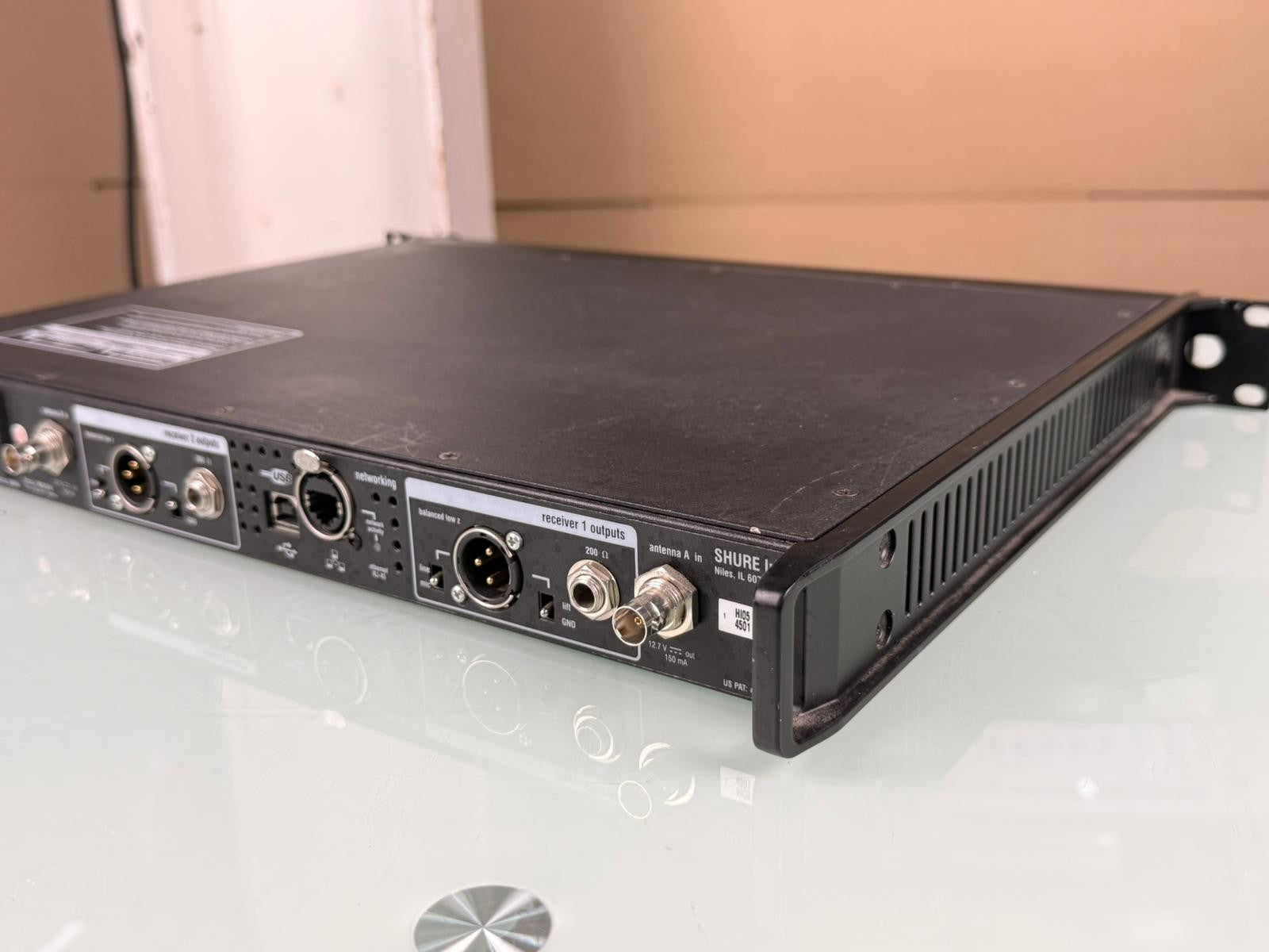 Shure UR4D J5E Dual Channel Wireless Receiver 578-638 MHz #003