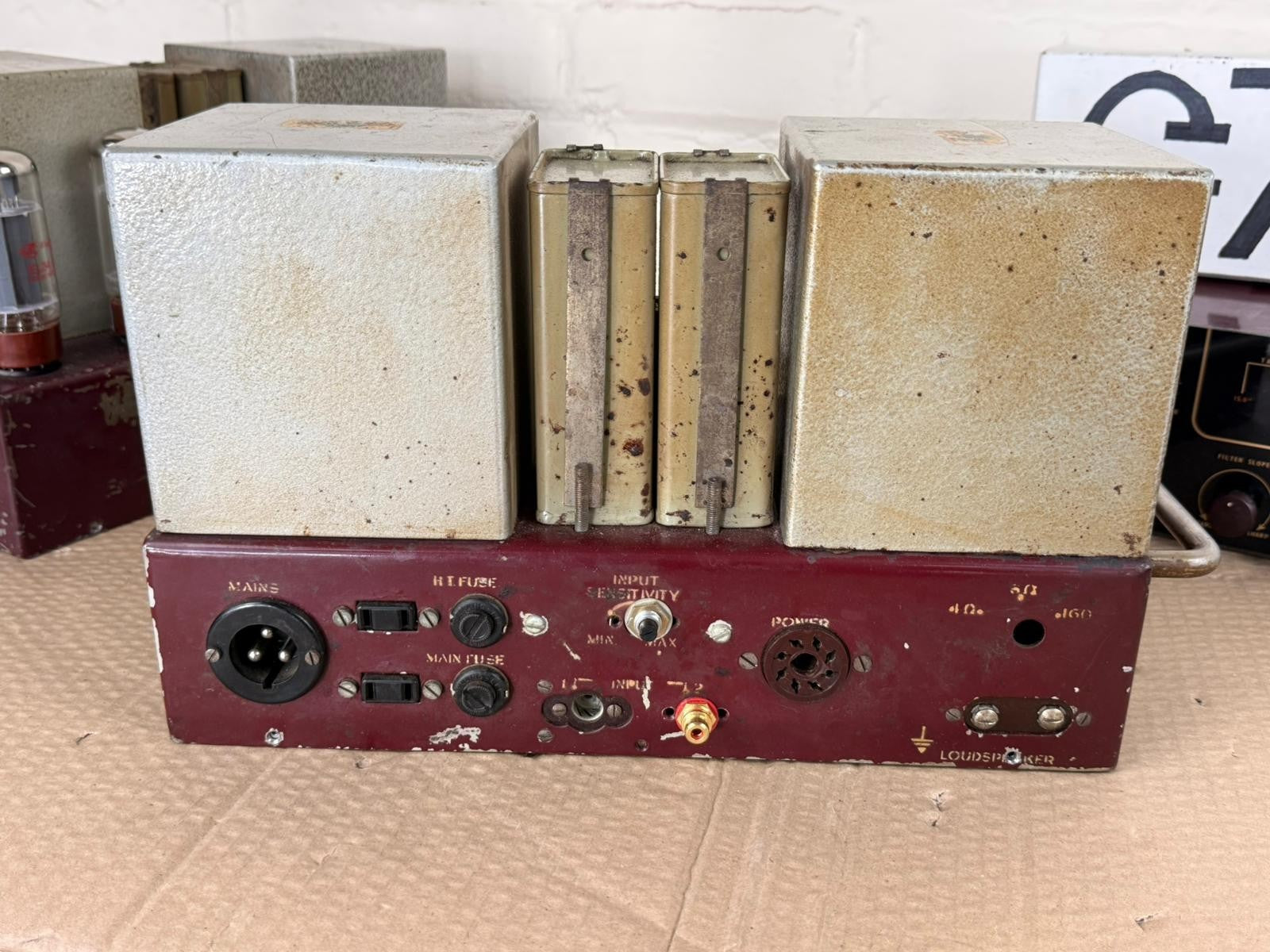AUDIOMASTER TYPE 11A VALVE POWER AMPLIFIER PRE QUAD MONO BLOCKS