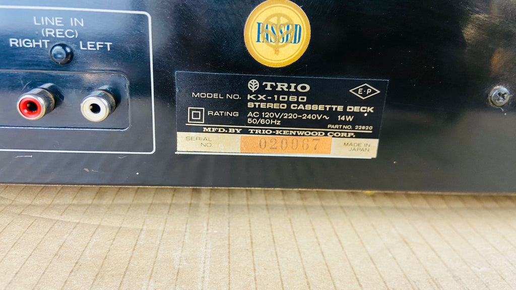 TRIO KX 1060 STEREO CASSETTE DECK