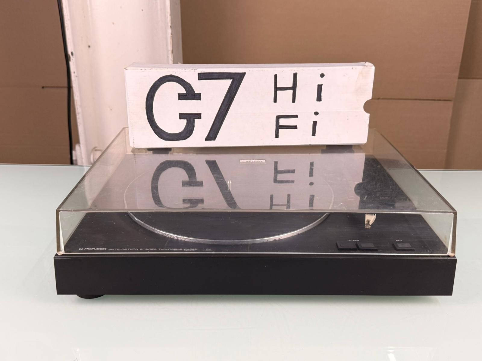 PIONEER PL 130 AUTO RETURN STEREO TURNTABLE