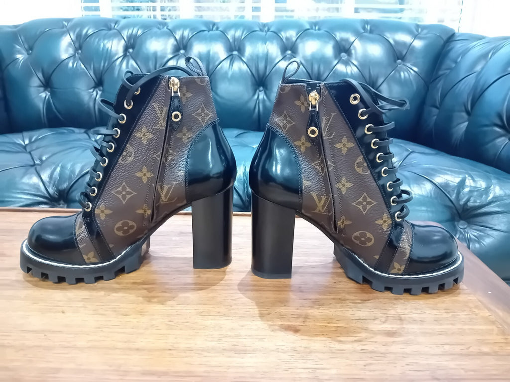 Louis Vuitton Star Trail Ankle Boots LV HIGH HEELS