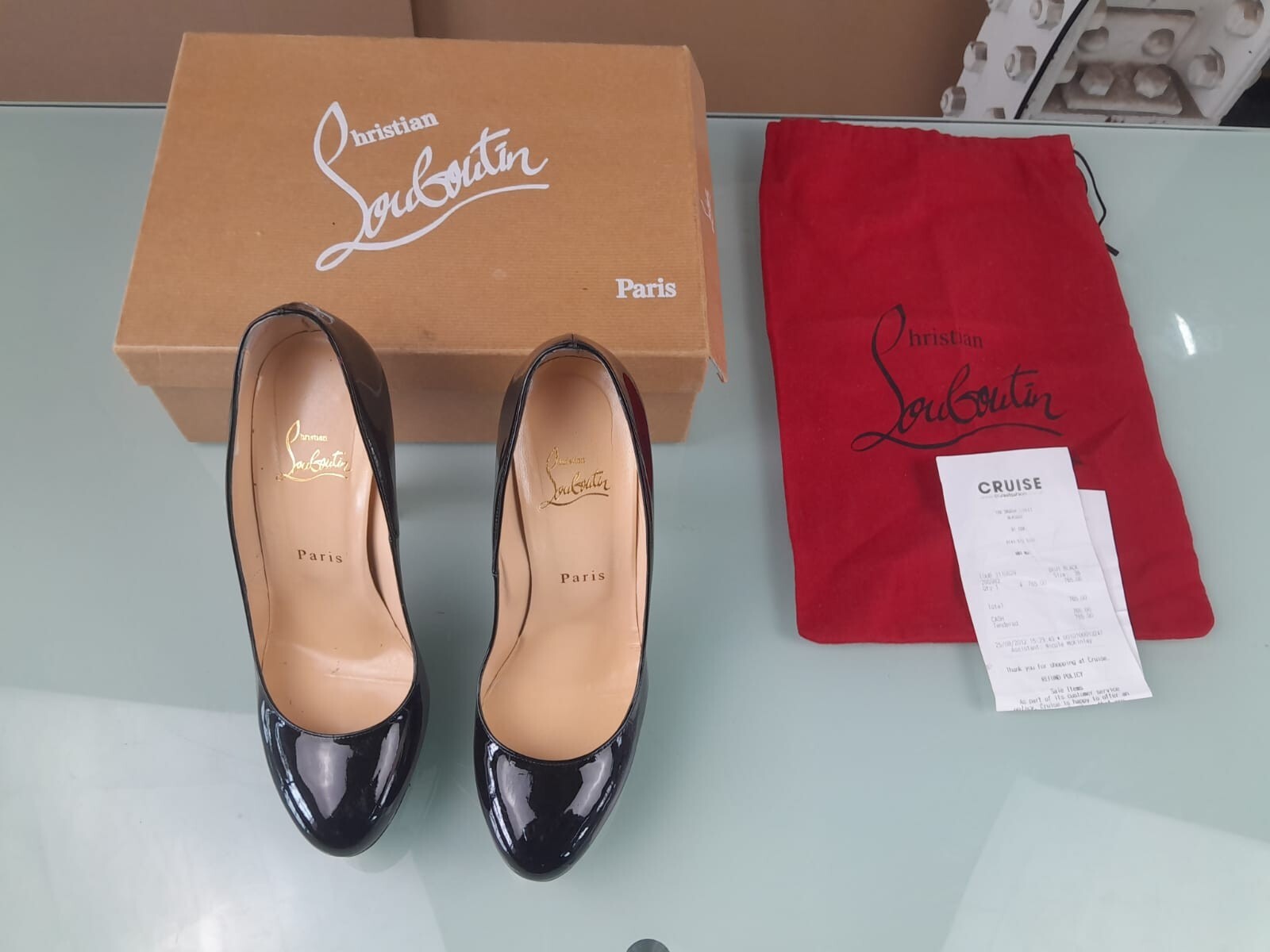 CHRISTIAN LOUBOUTIN LADY HIGH HEEL SHOES