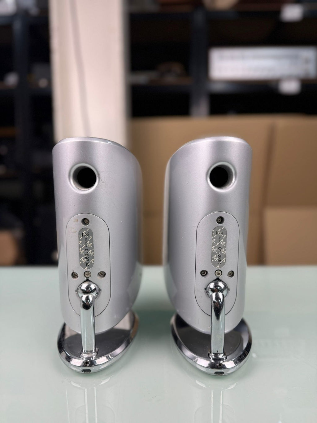 BOWERS & WILKINS B&W M 1 MK1 SPEAKERS WITH TABLE STAND