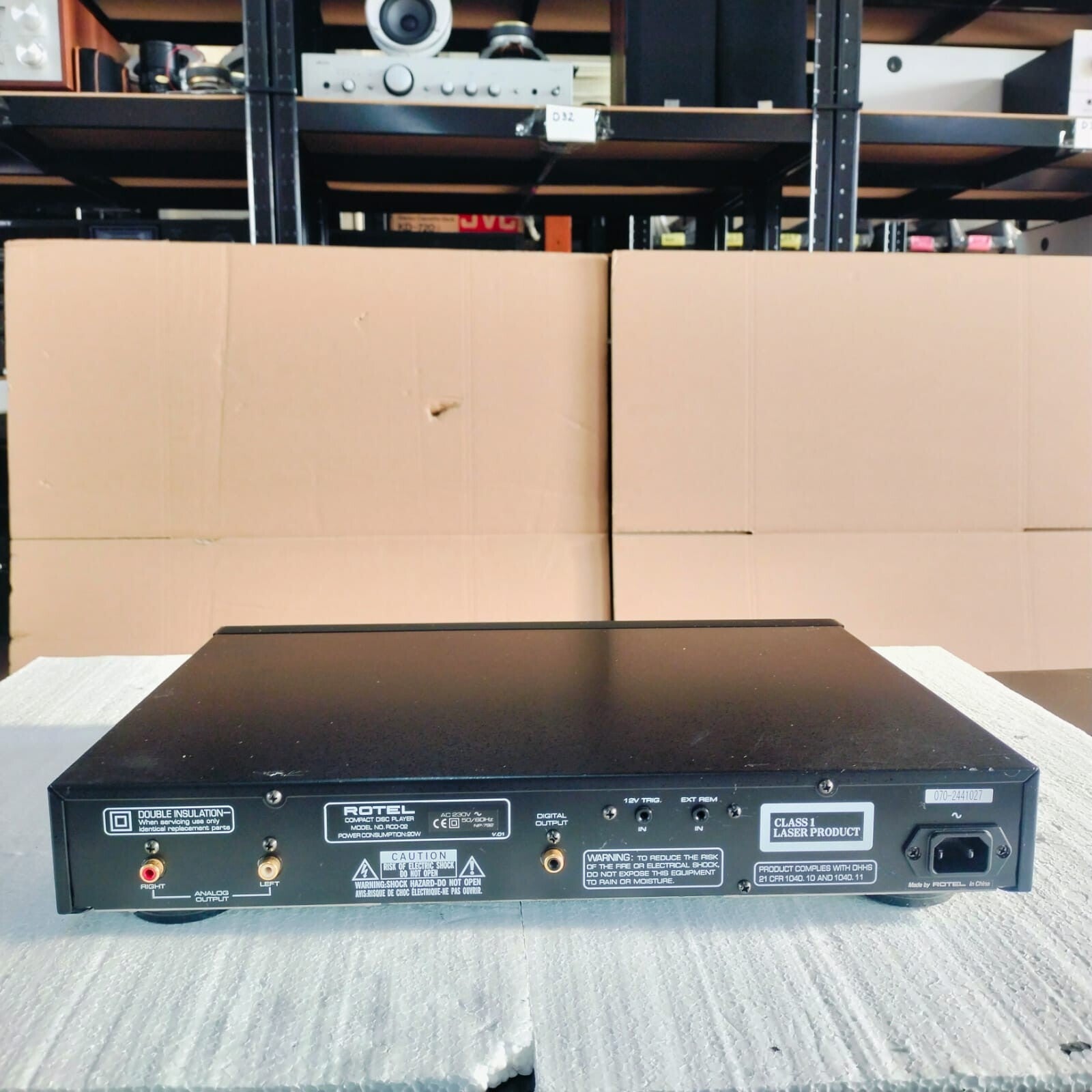 ROTEL RCD 02 CD PLAYER