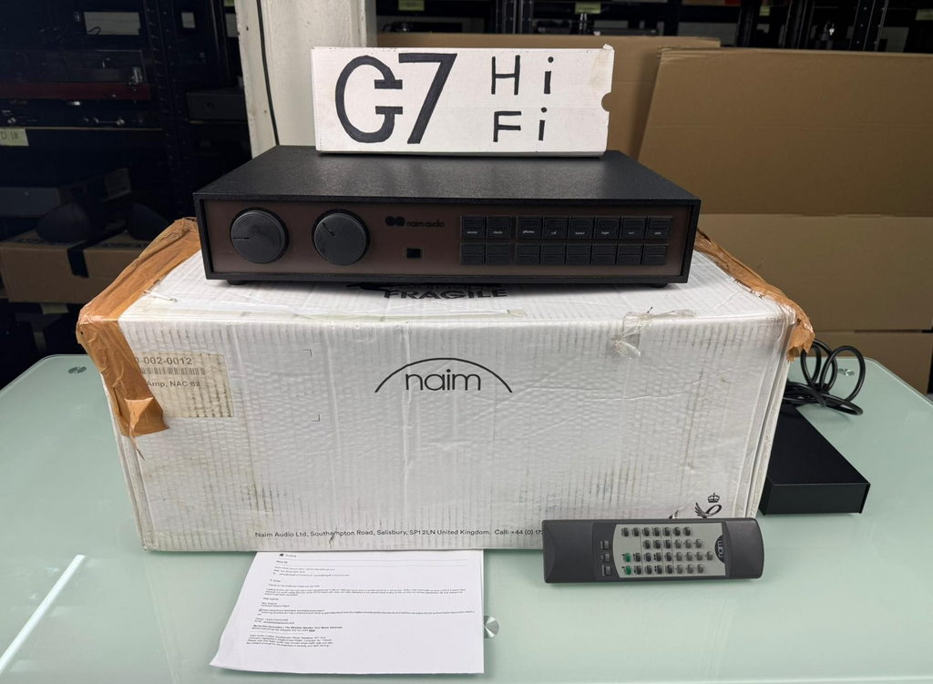 2024 SERVICED NAIM NAC 82 PREAMPLIFIER NAPSC POWER SUPPLY AND REMOTE