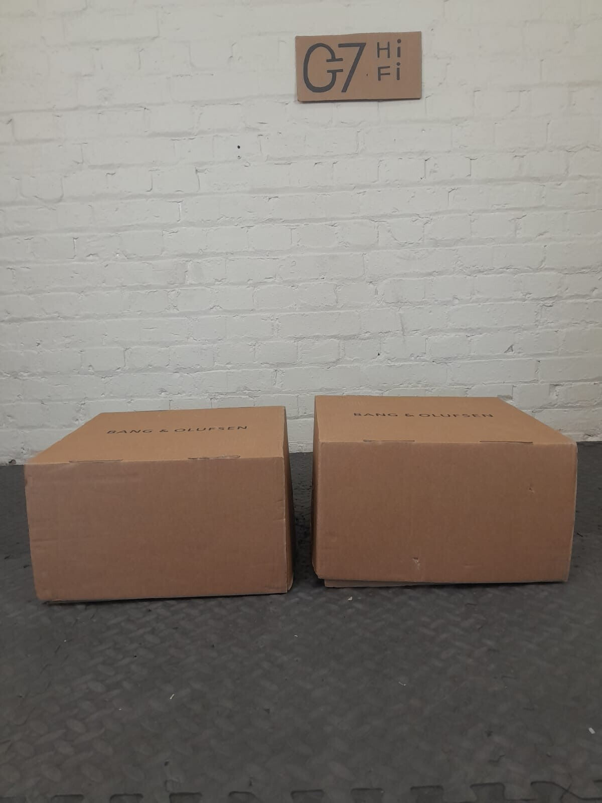 PAIR OF BANG & OLUFSEN B&O BEOLAB 28 SUBWOOFER EMPTY BOXES
