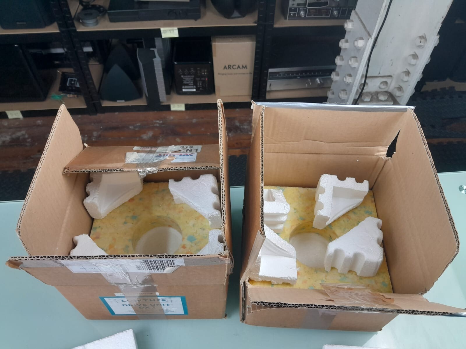 ORIGINAL LOWTHER PM6A AND DX2 EMPTY BOXES