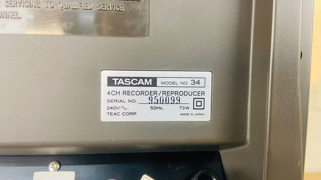 SERVICED TASCAM 34 REEL TO REEL
