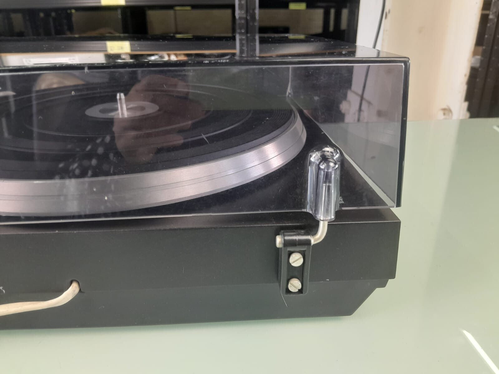 PHILIPS BLACK TULIP AF 829 AUTOMATIC TURNTABLE WITH PHILIPS 412 II CARTRIDGE