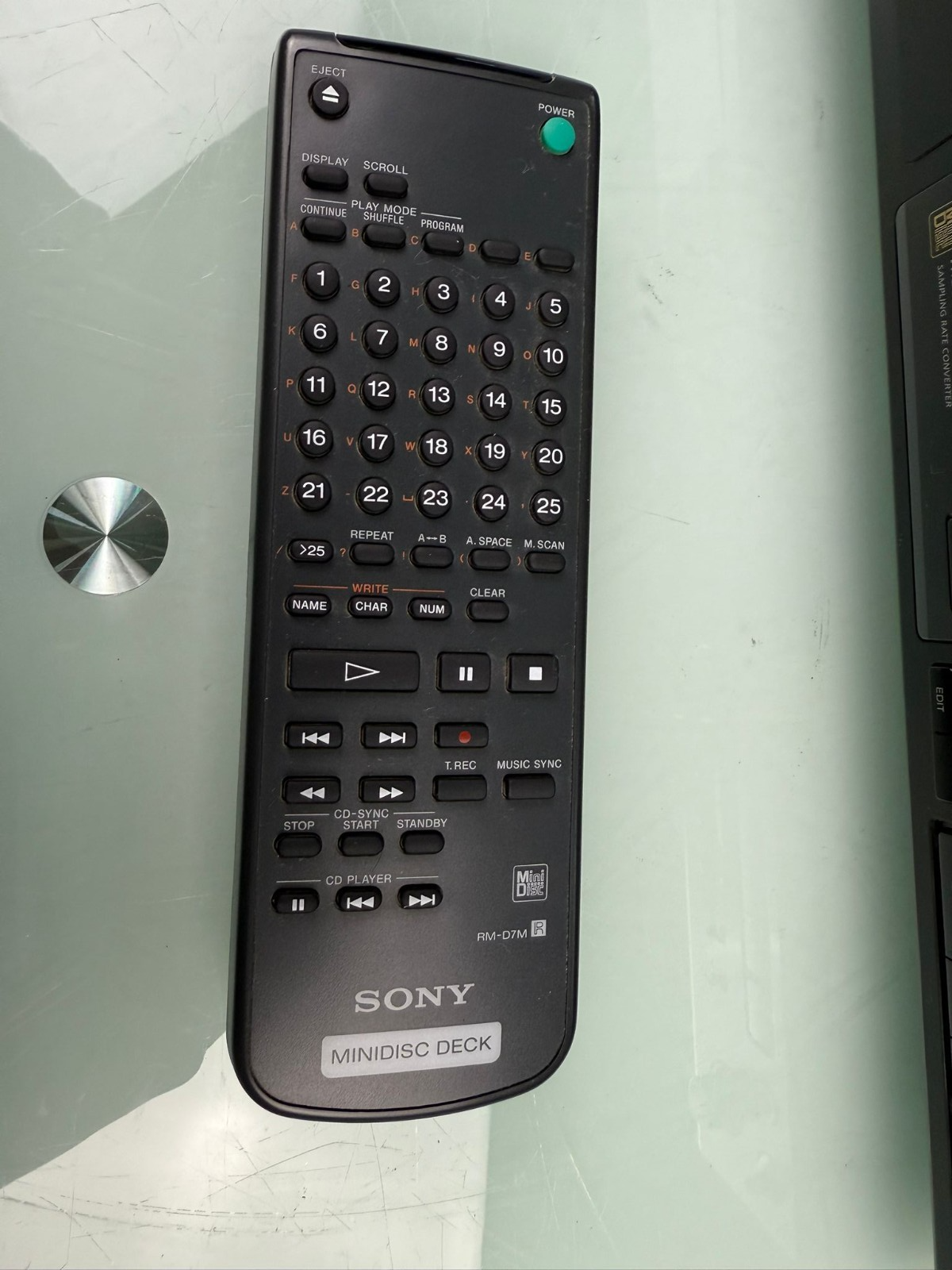 SONY MDS JE510 MINIDISC DECK WITH REMOTE