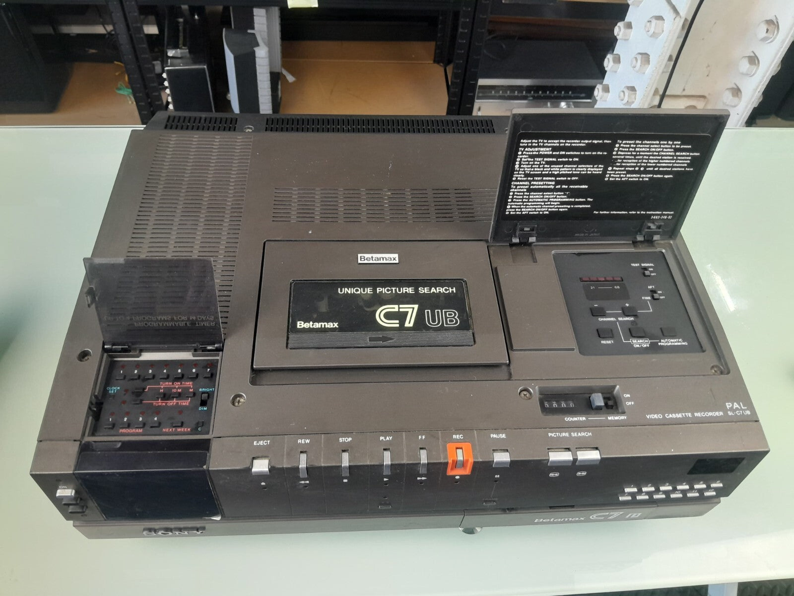 SONY SL C7 UB BETAMAX VIDEO CASSETTE RECORDER #002