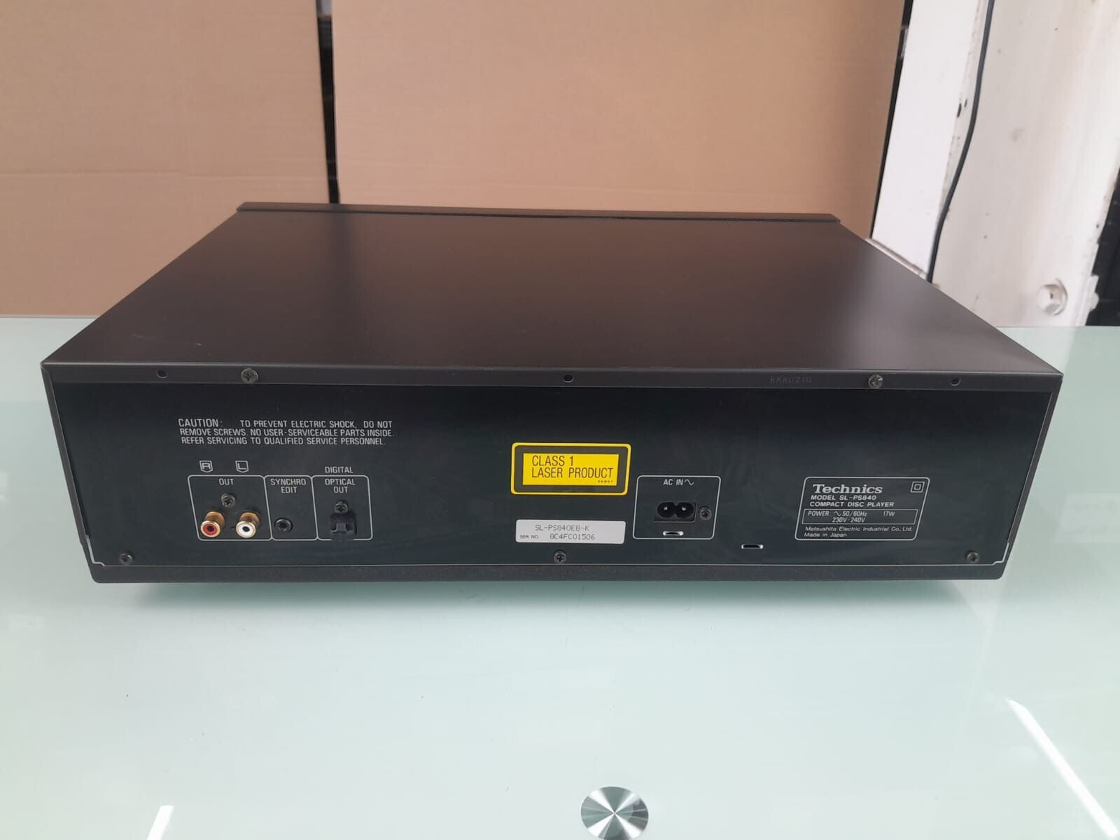TECHNICS SL PS840 CD PLAYER