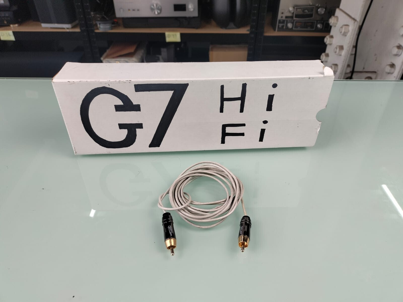 QED QONTOUR MP-SW SINGLE SUBWOOFER CABLE PHONO RCA INTERCONNECT