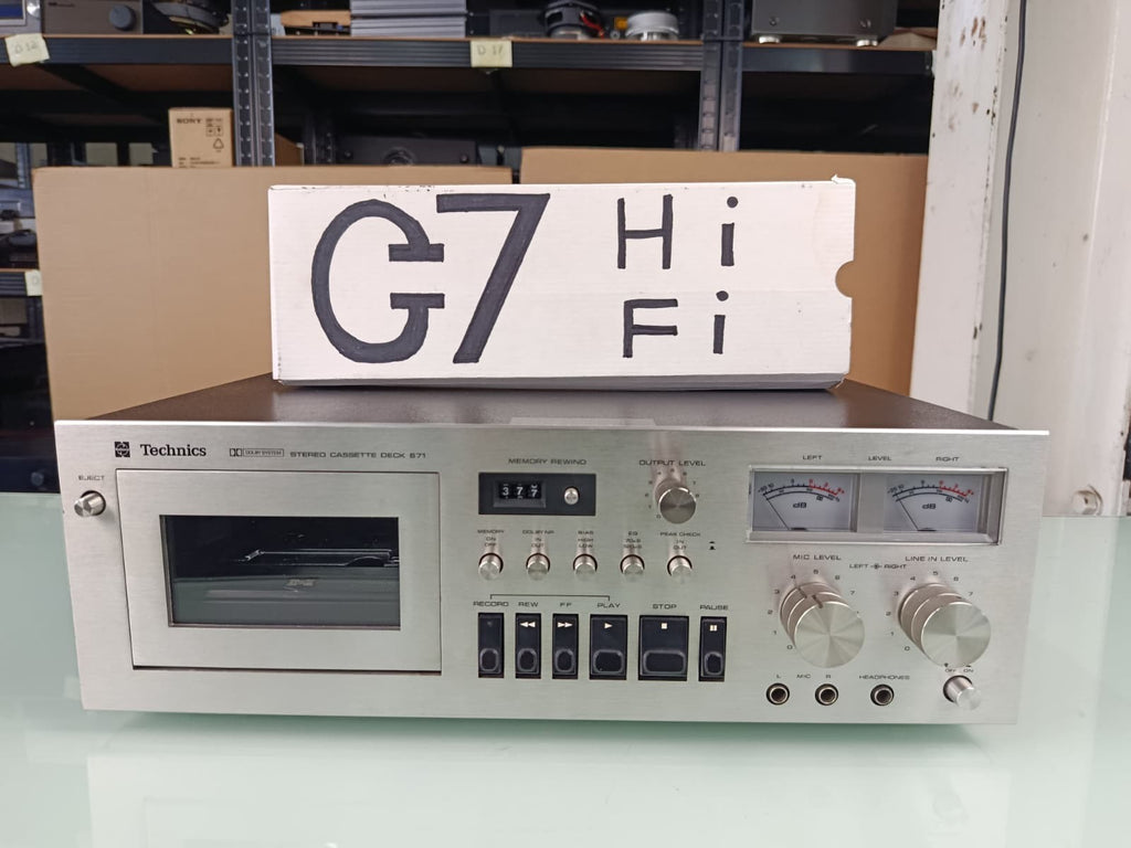 SERVICED !! TECHNICS 671 STEREO CASSETTE DECK