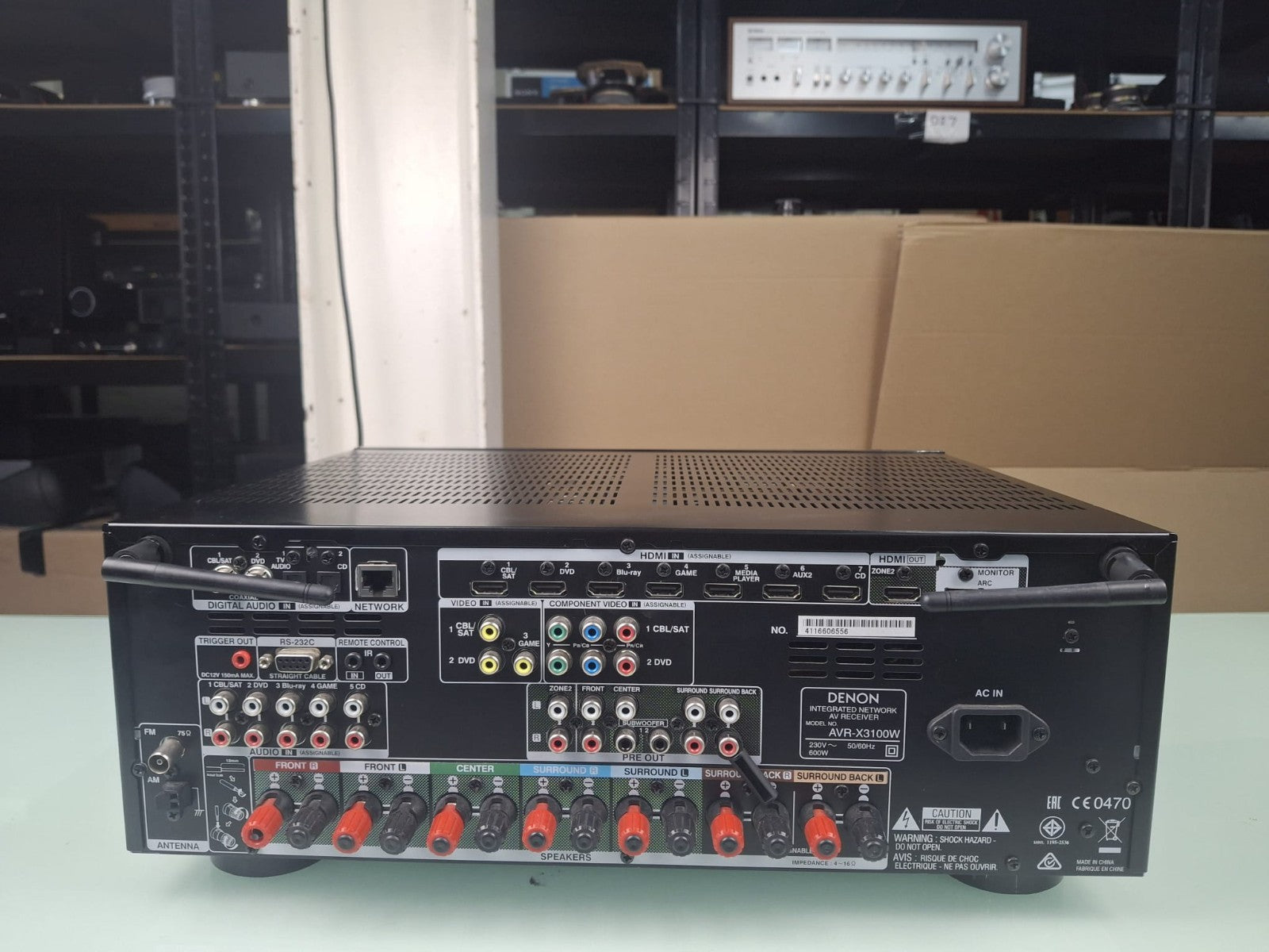 DENON AVR X3100W INTEGRATED NETWORK AV RECEIVER