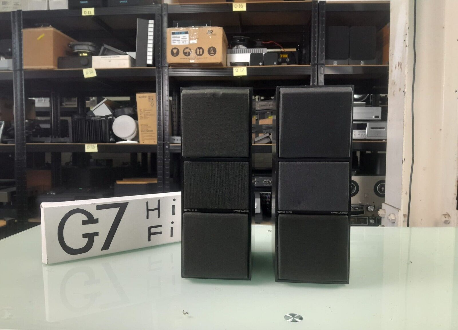 B&O BANG & OLUFSEN BEOVOX CX 100 SPEAKERS