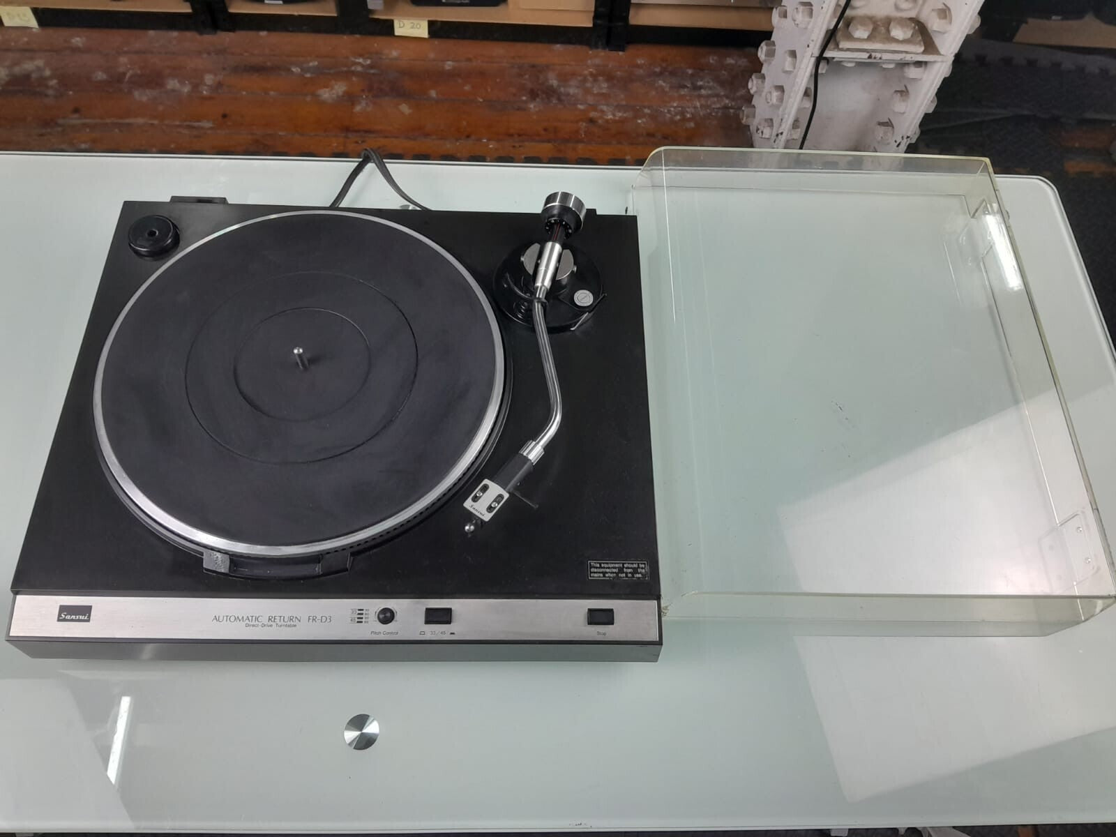 SANSUI FR D3 TURNTABLE