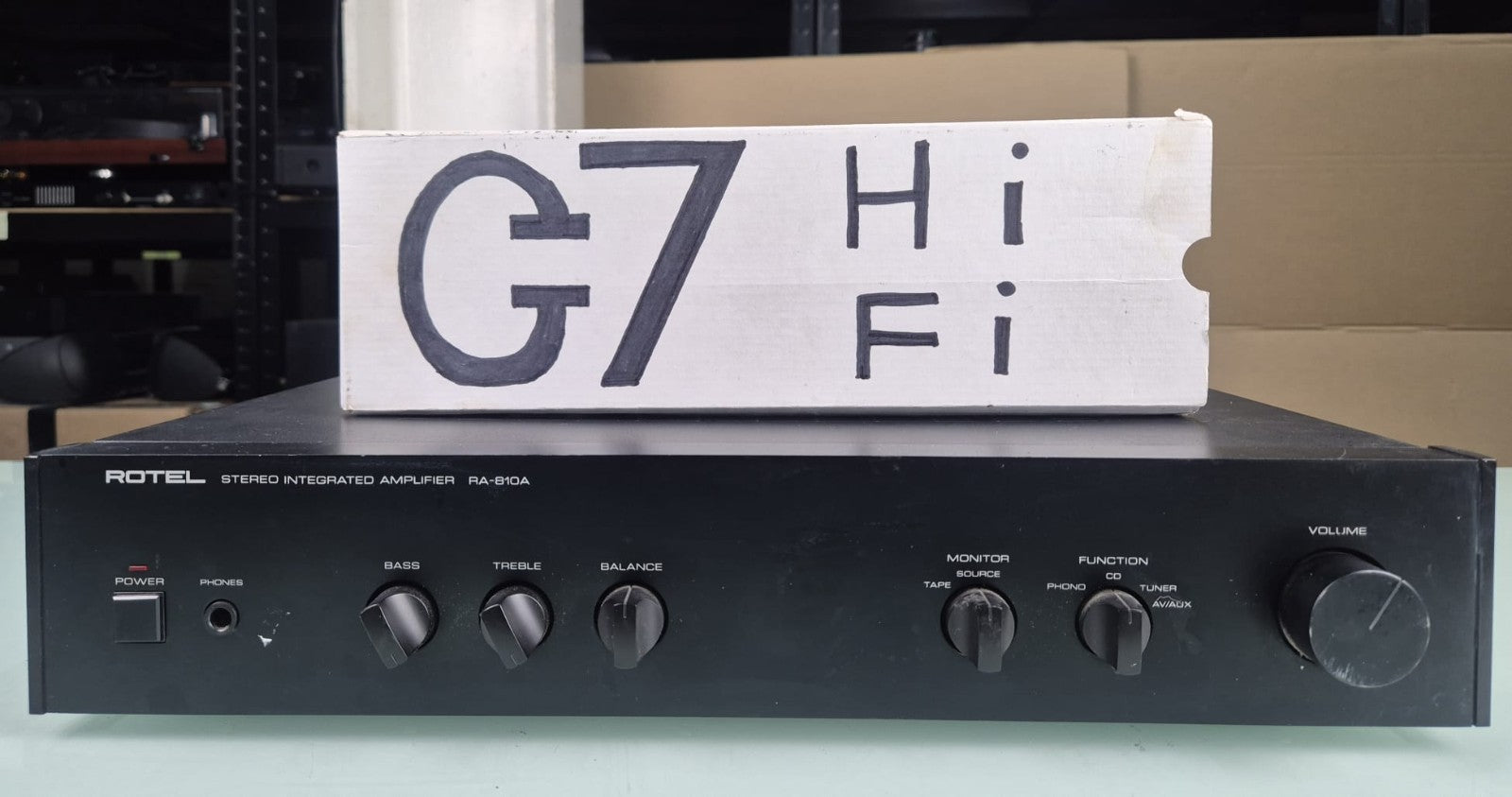 ROTEL RA 810A STEREO INTEGRATED AMPLIFIER