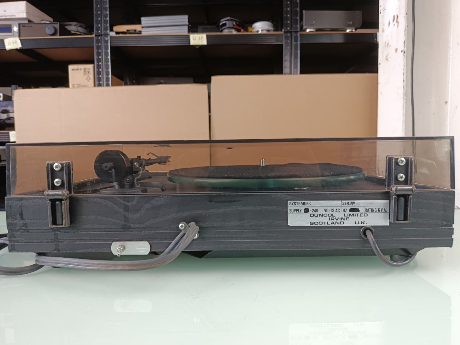 SYSTEMDEK IIX TURNTABLE WITH LINN BASIK PLUS TONEARM