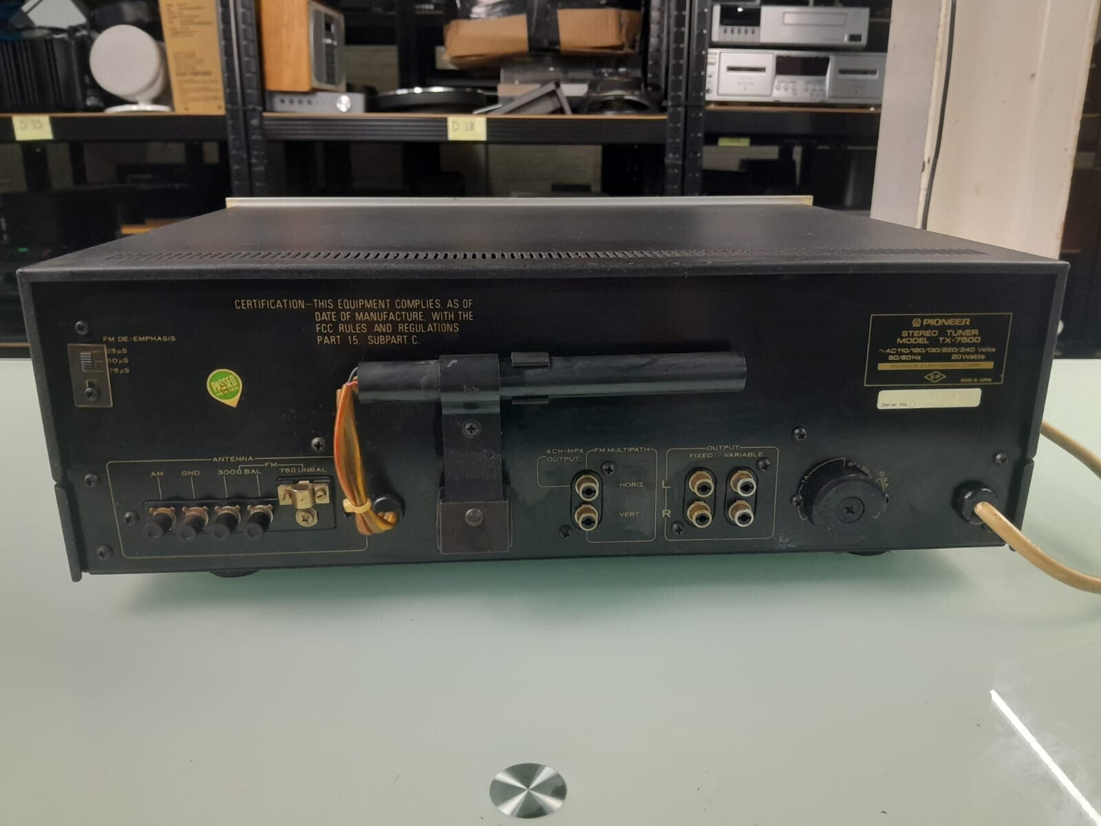 PIONEER TX 7500 STEREO TUNER