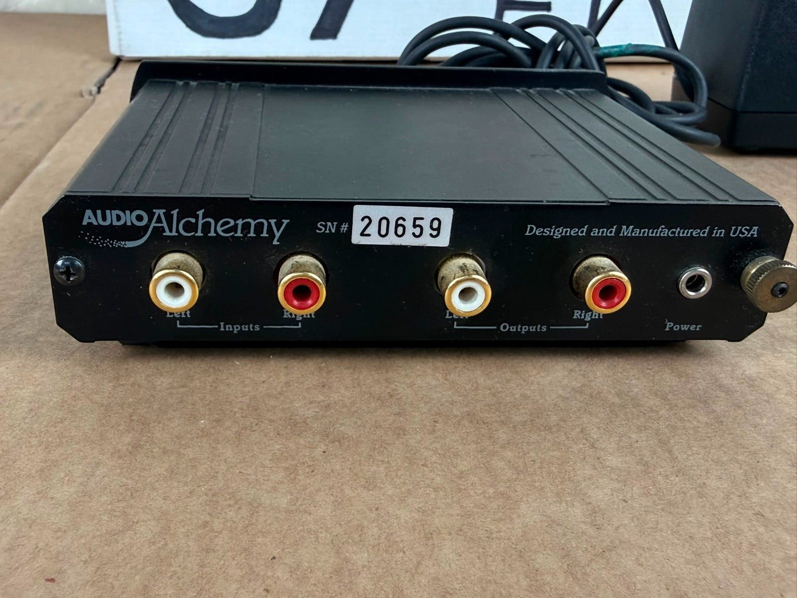 AUDIO ALCHEMY VAC IN THE BOX PHONO PREAMPLIFIER WITH POWER STATION ONE
