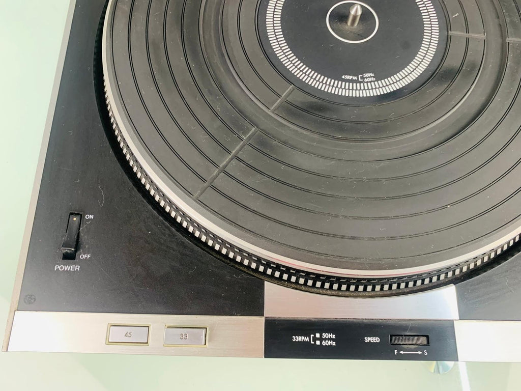 JVC JL F50 TURNTABLE WITH SHURE M75EJ TYPE 2 CARTRIDGE