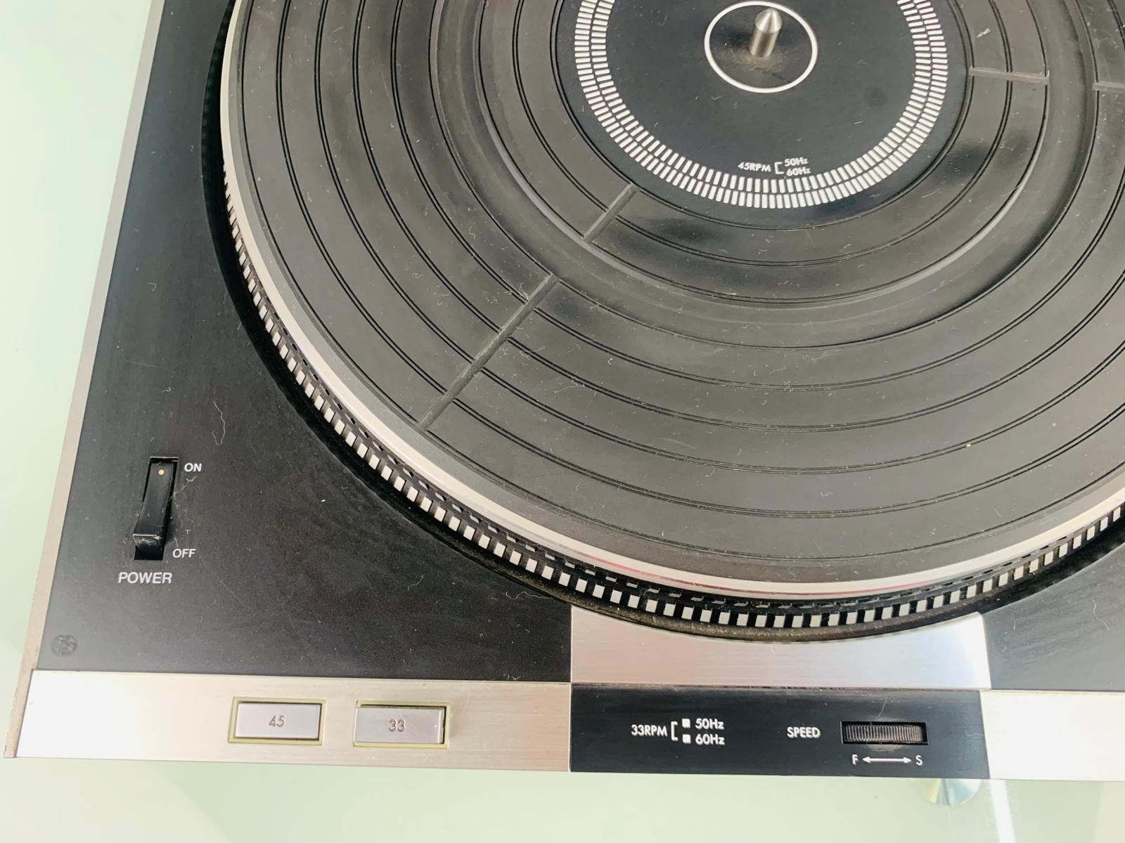 JVC JL F50 TURNTABLE WITH SHURE M75EJ TYPE 2 CARTRIDGE