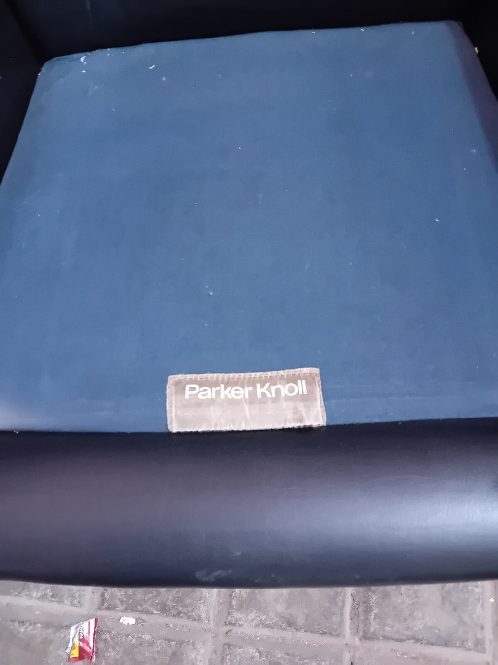 PARKER KNOLL VINTAGE CHAIR SWIVEL ARMCHAIR LEATHER