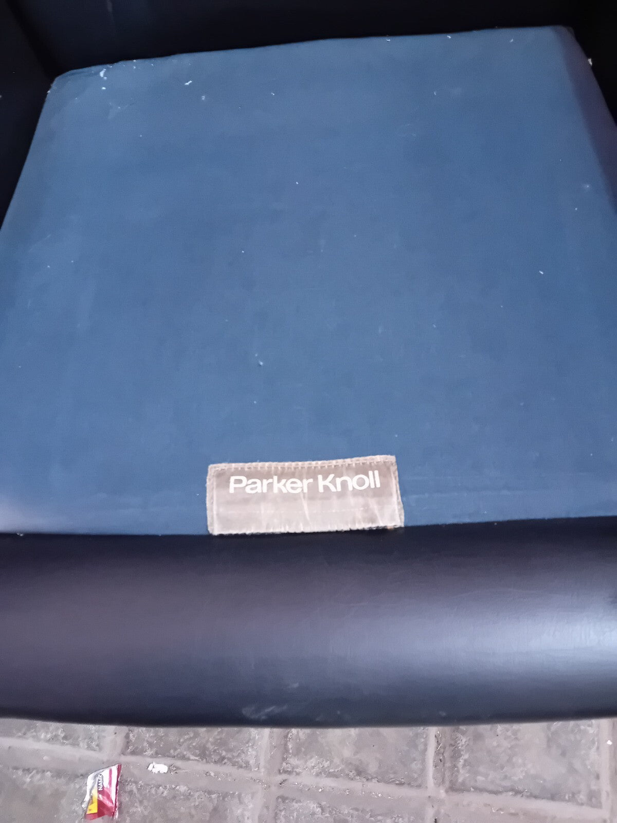 PARKER KNOLL VINTAGE CHAIR SWIVEL ARMCHAIR LEATHER