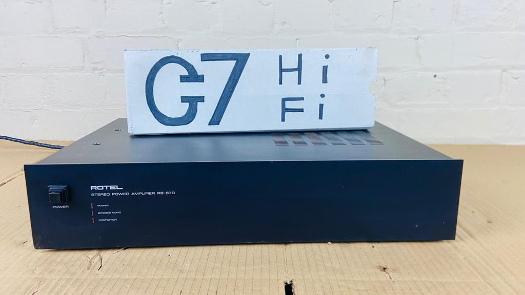 ROTEL RB 870 STEREO POWER AMPLIFIER