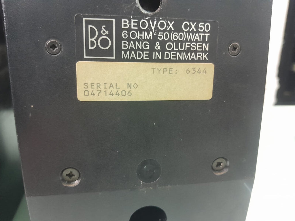 B&O BANG & OLUFSEN BEOVOX CX 50 SPEAKERS