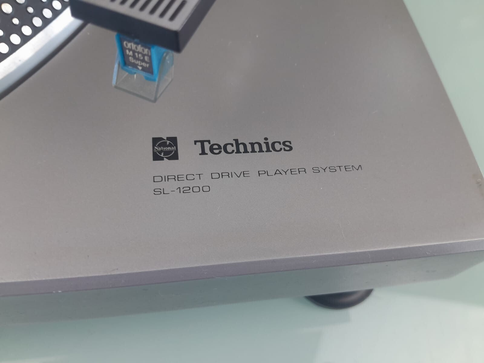 TECHNICS SL 1200 DIRECT DRIVE TURNTABLE ORTOFON M 15 E SUPER