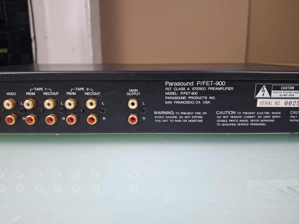 PARASOUND P/FET 900 FET CLASS A DISCRETE PREAMPLIFIER