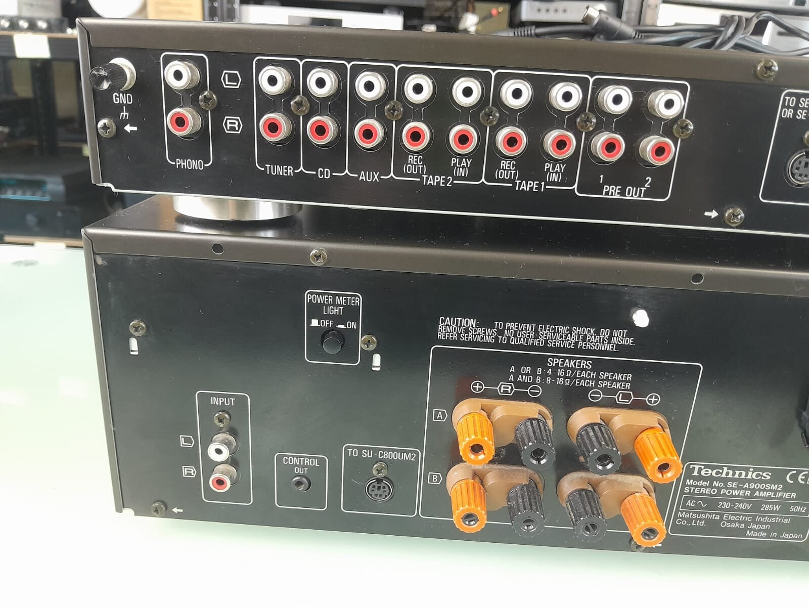 TECHNICS SU C800U M2 STEREO CONTROL & SE A900S M2 STEREO POWER AMPLIFIER