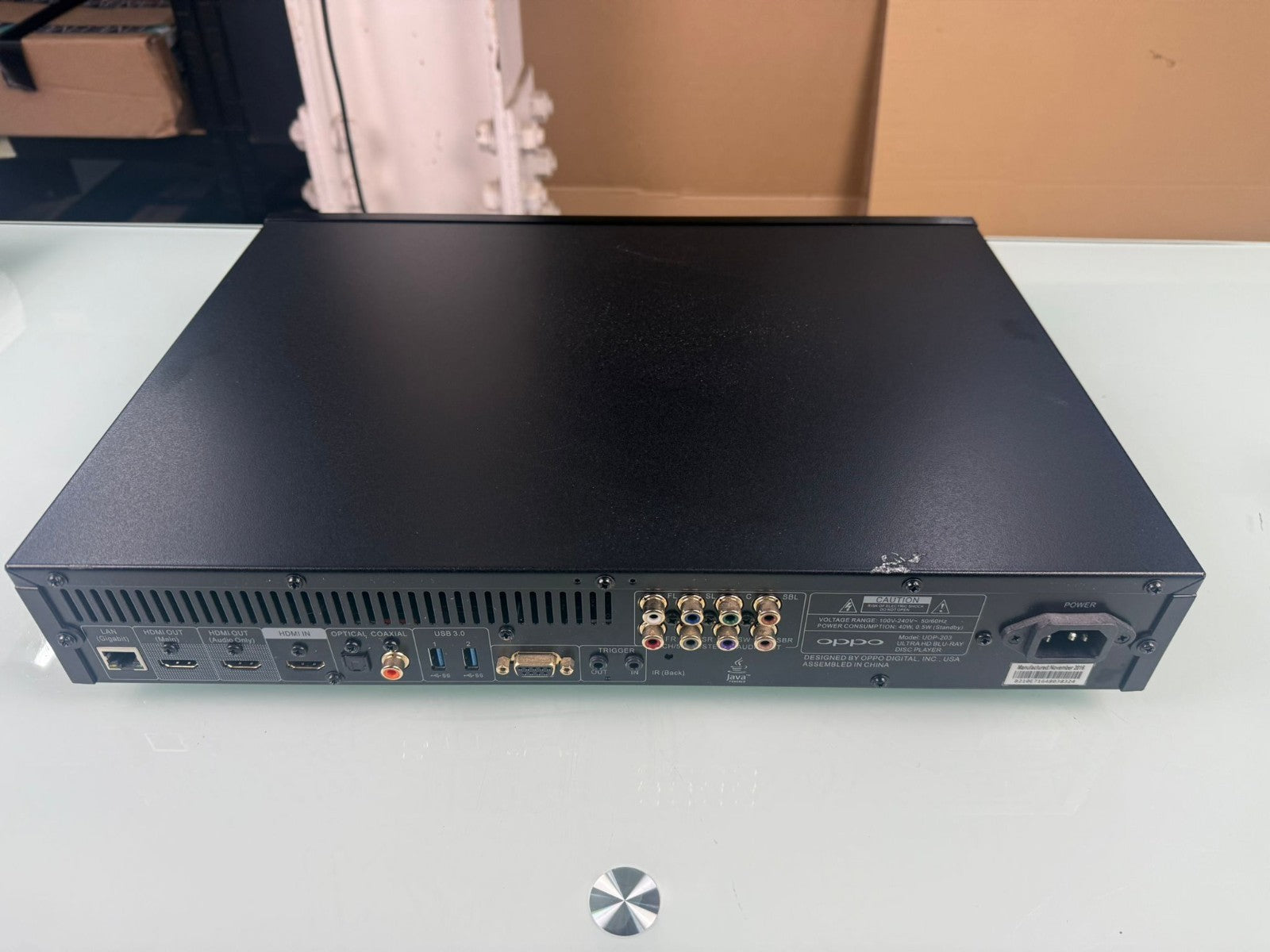 OPPO UDP 203 ULTRA HD BLU-RAY DISC PLAYER WITH REMOTE