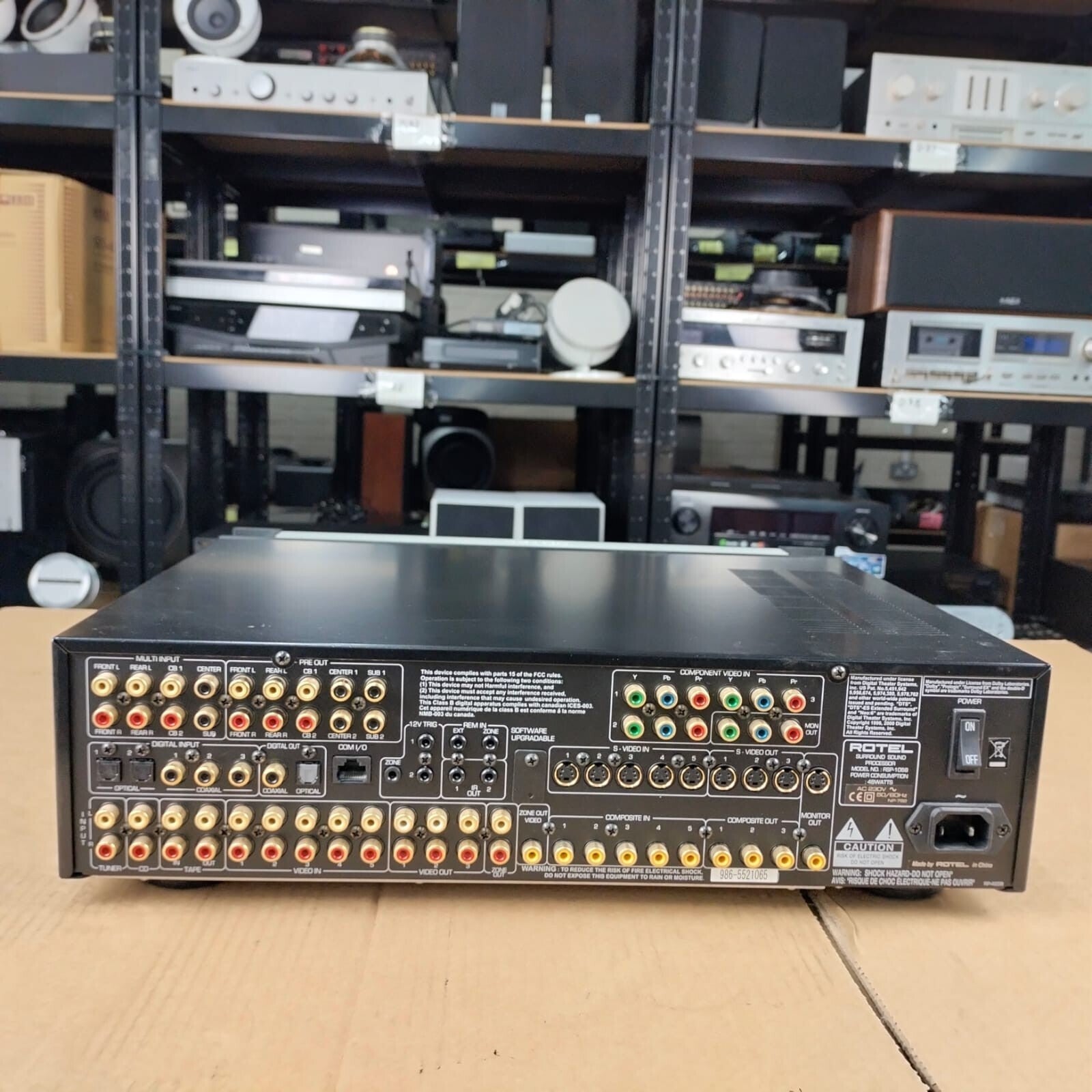 ROTEL RSP 1068 SURROUND SOUND PROCESSOR