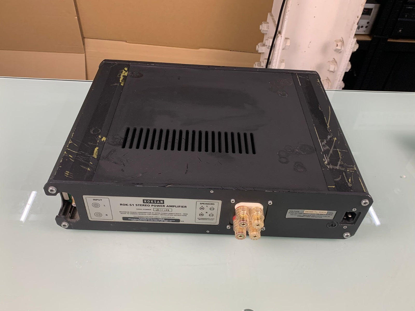 ROKSAN ROK S1 S1.5 STEREO POWER AMPLIFIER