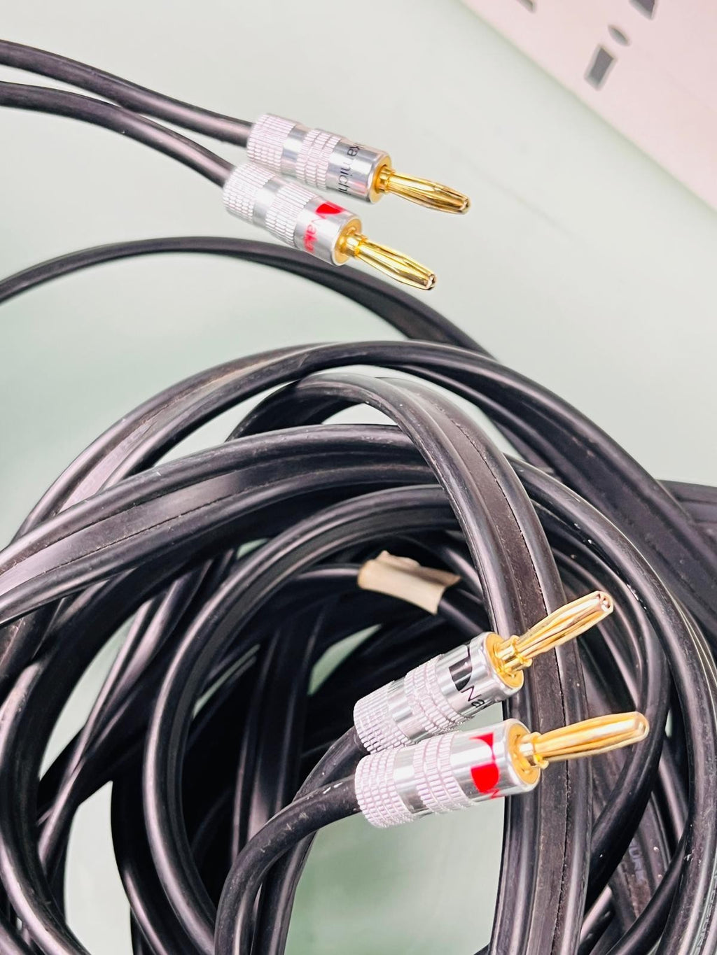 EXPOSURE ELECTRONICS SPEAKER CABLES WITH NAKAMICHI CONNECTORS #002