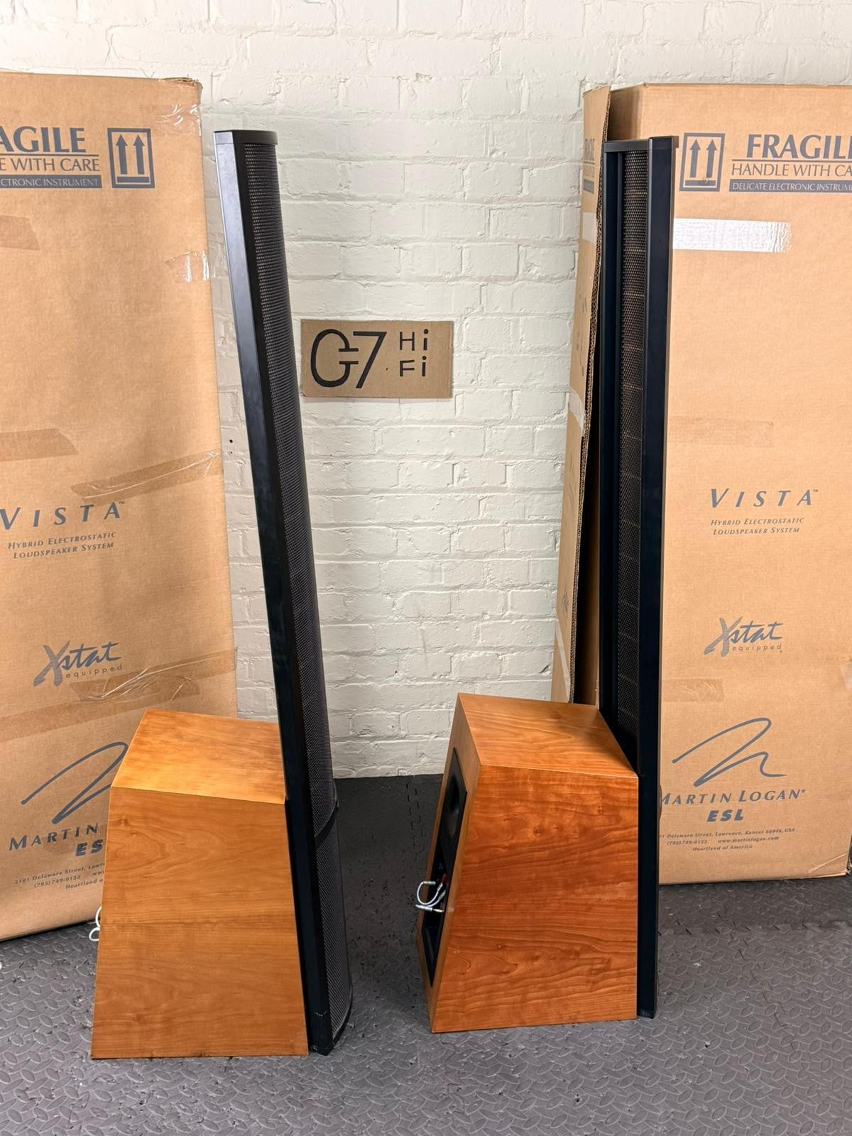 MARTIN LOGAN ESL VISTA SPEAKERS