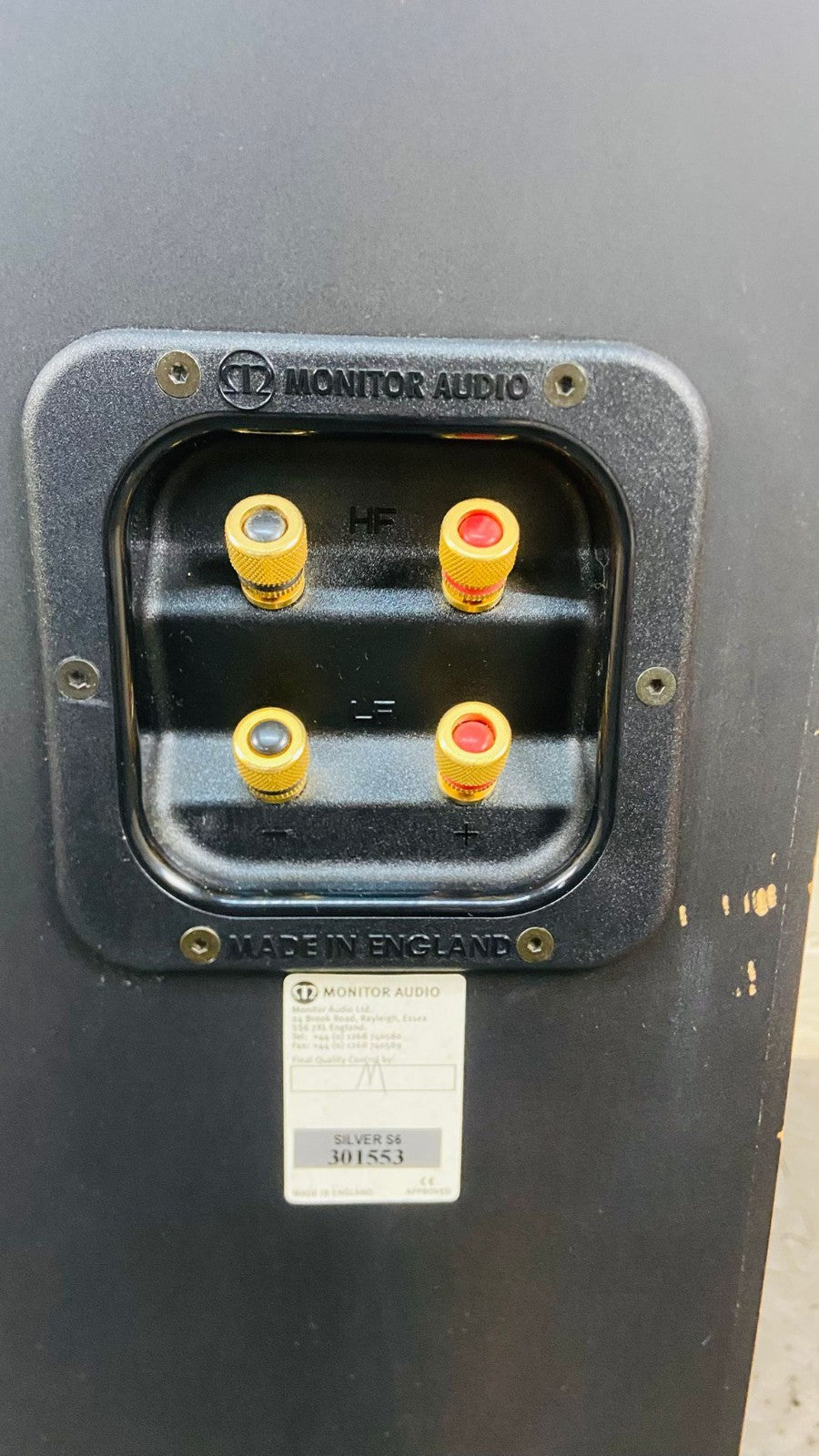 MONITOR AUDIO SILVER S6 FLOOR STANDING SPEAKERS