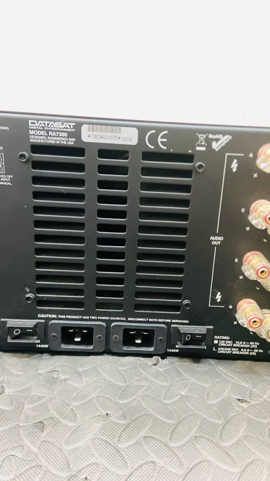 DATASAT RA7300 POWER AMPLIFIER