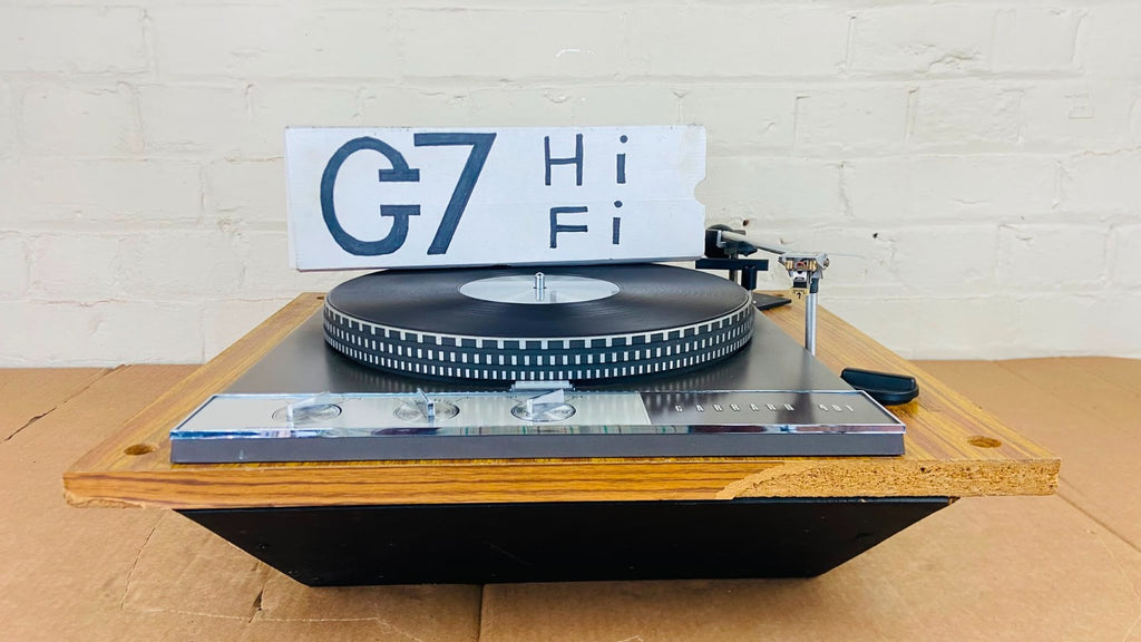 GARRARD 401 TURNTABLE WITH SHURE 75 6 CARTRIDGE