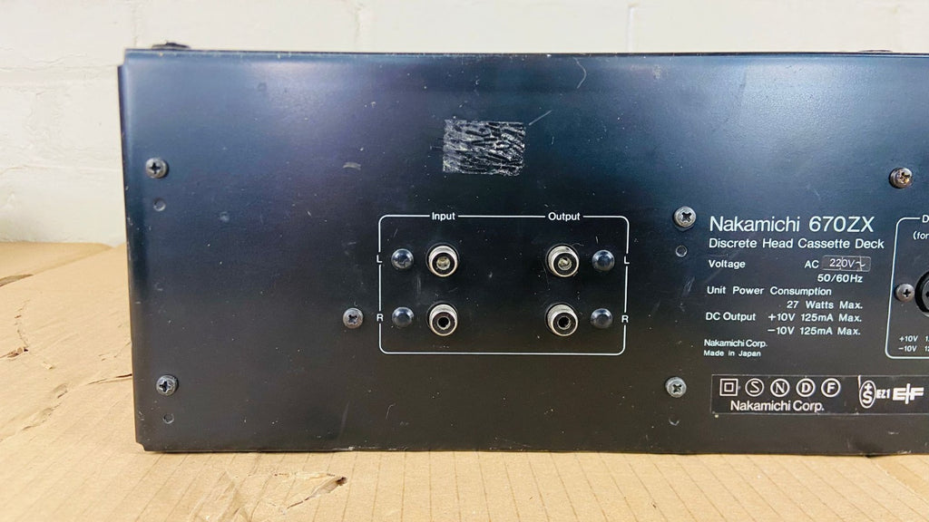 NAKAMICHI 670ZX DISCRETE HEAD CASSETTE DECK