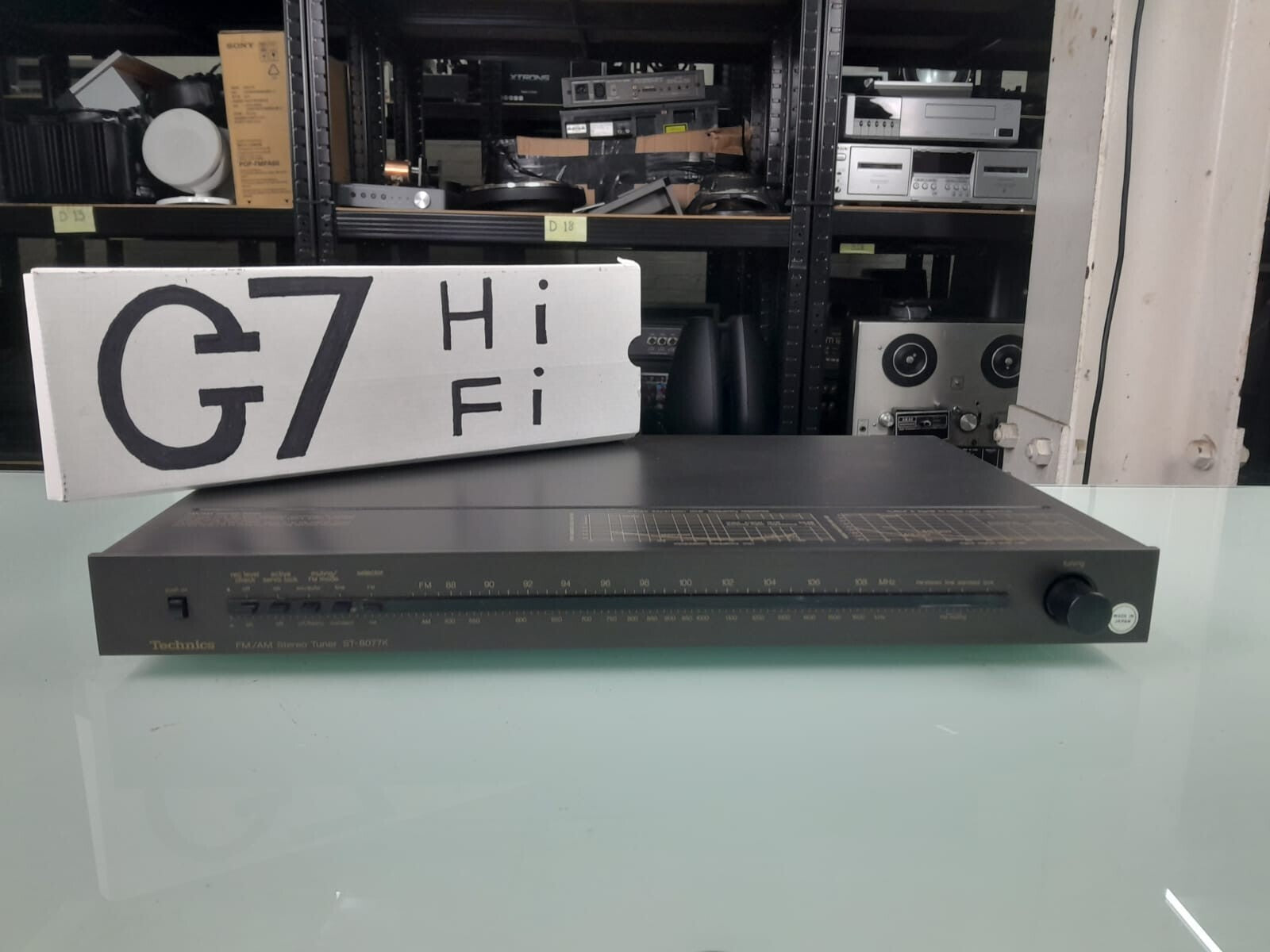 TECHNICS ST 8077 K FM AM STEREO TUNER