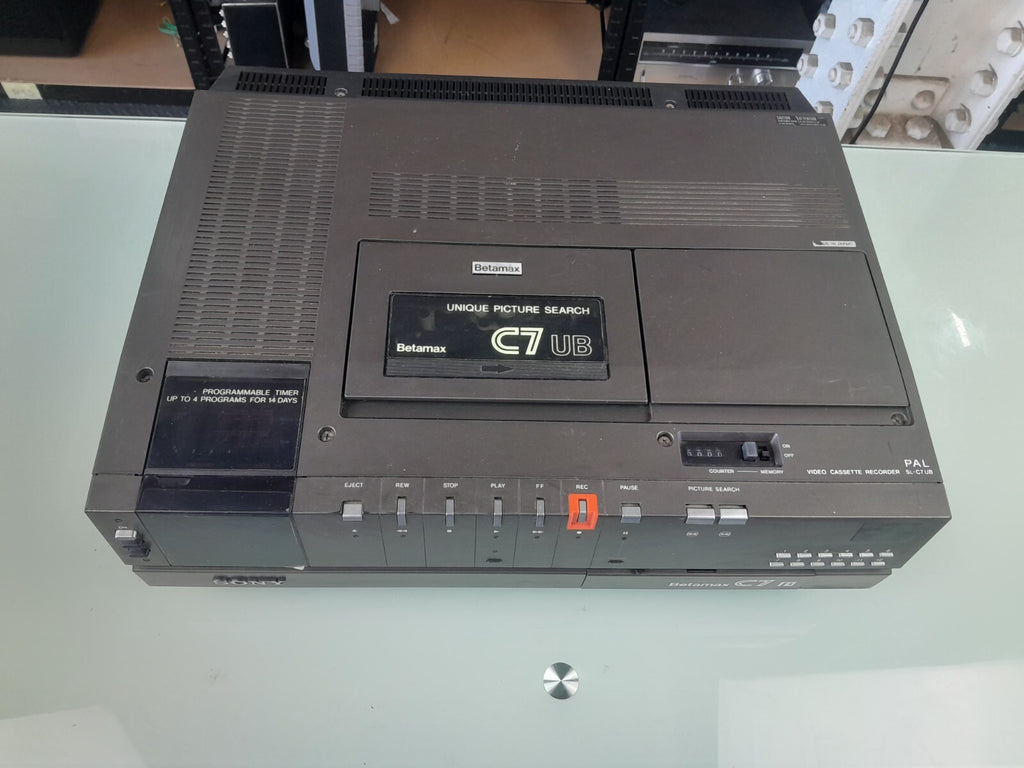 SONY SL C7 UB BETAMAX VIDEO CASSETTE RECORDER #002